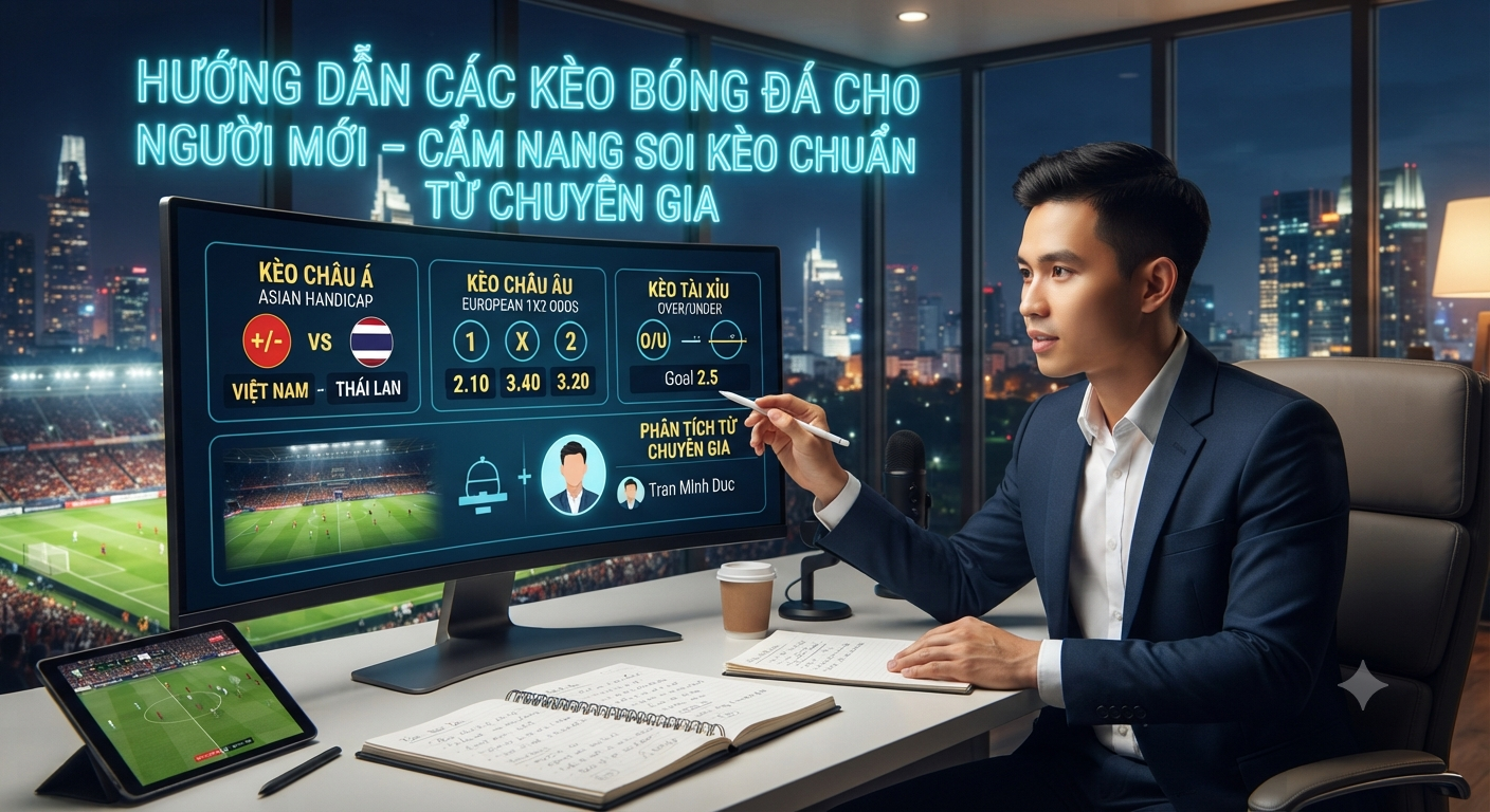 hướng dẫn các kèo bóng đá