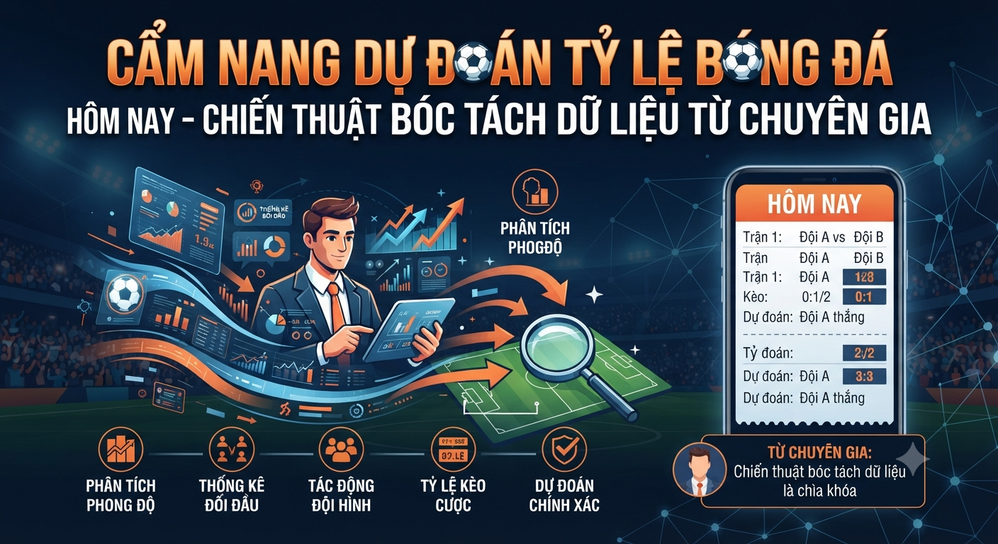 dự đoán tỷ lệ bóng đá hôm nay